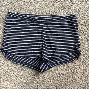 Old navy super short cheeky striped sleep shorts size XS